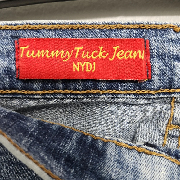 NYDJ women's tommy tuck jeans size 18W blue (FLAW) - Picture 5 of 11